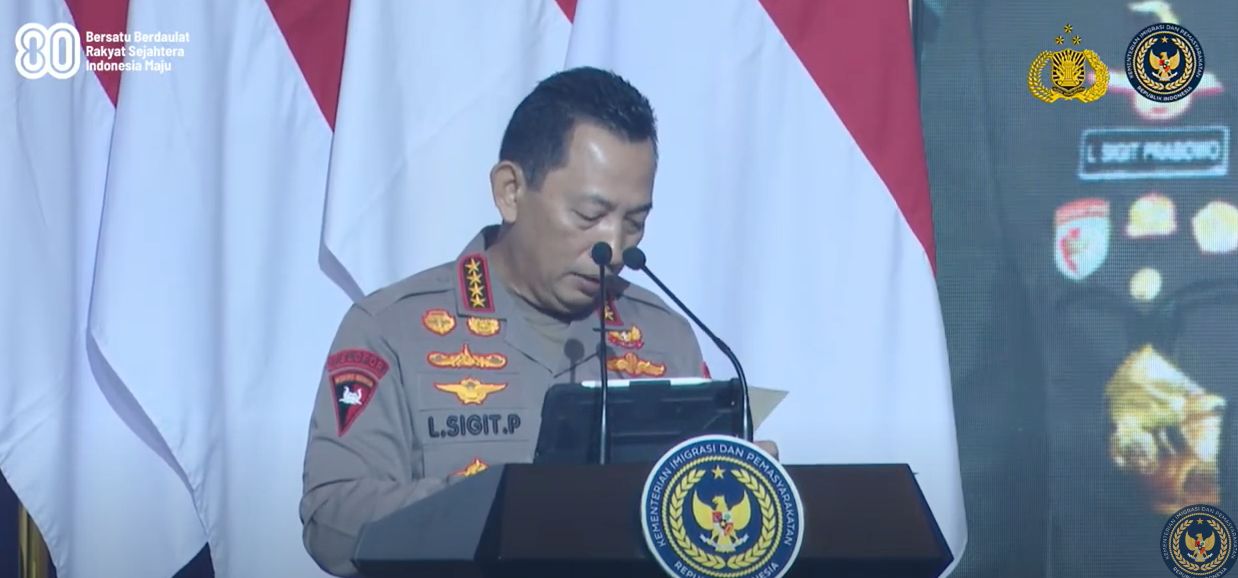 Listyo Sigit Prabowo, Kepala Kepolisian Negara Republik Indonesia (Kapolri) Sampaikan Kondisi Dinamika Global dan Implikasinya Terhadap Indonesia (4/8).