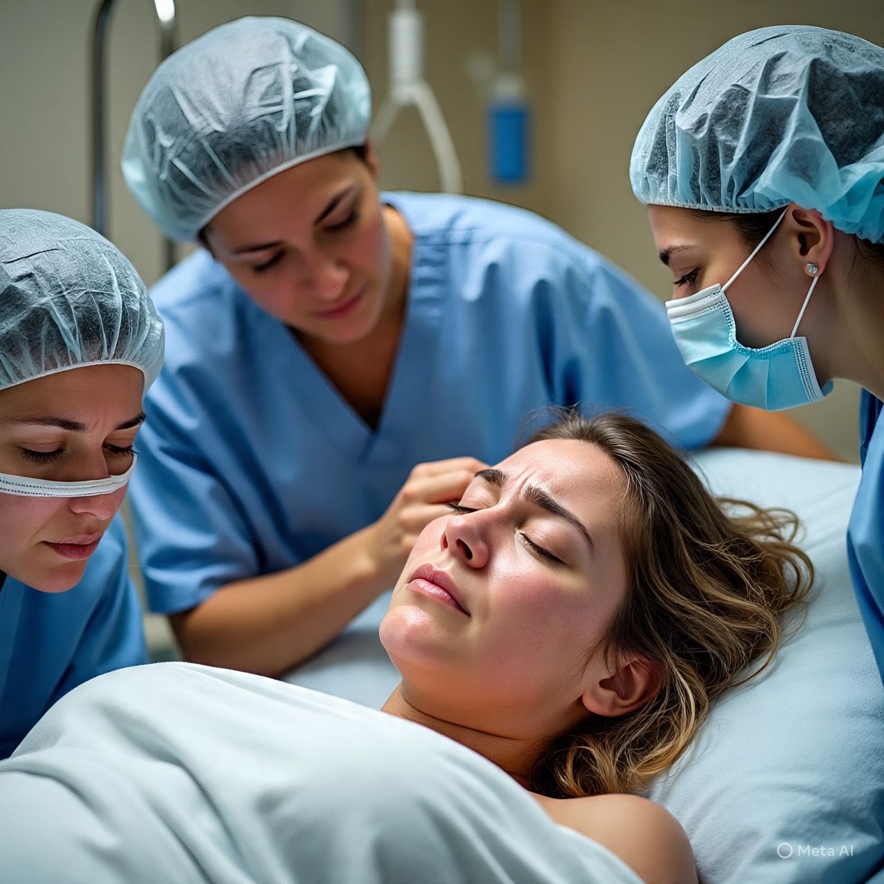 moment antara seorang Ibu mertua dan menantunya saat proses melahirkan menjadi viral di media sosial.
