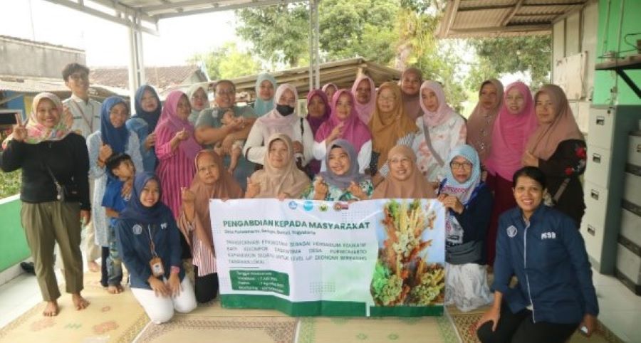 LP2M Universitas Jember (UNEJ)  menginiasi kelompok Dasawisma &ldquo;Sedap Malam&rdquo; di Desa Purwomarto Kapanewon Sedayu, Kabupaten Bantul, Daerah Istimewa Yogyakarta