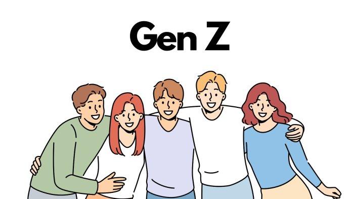 Ilustrasi Gen Z.
