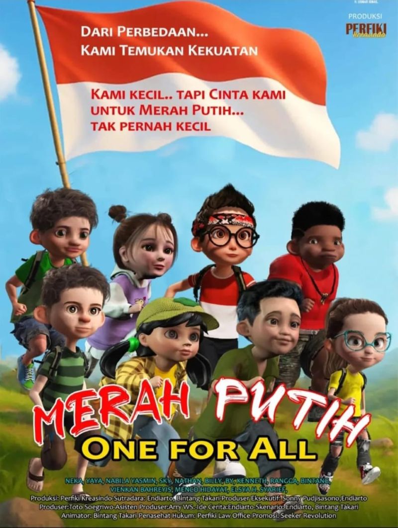 Poster Film Animasi One for All.&nbsp;