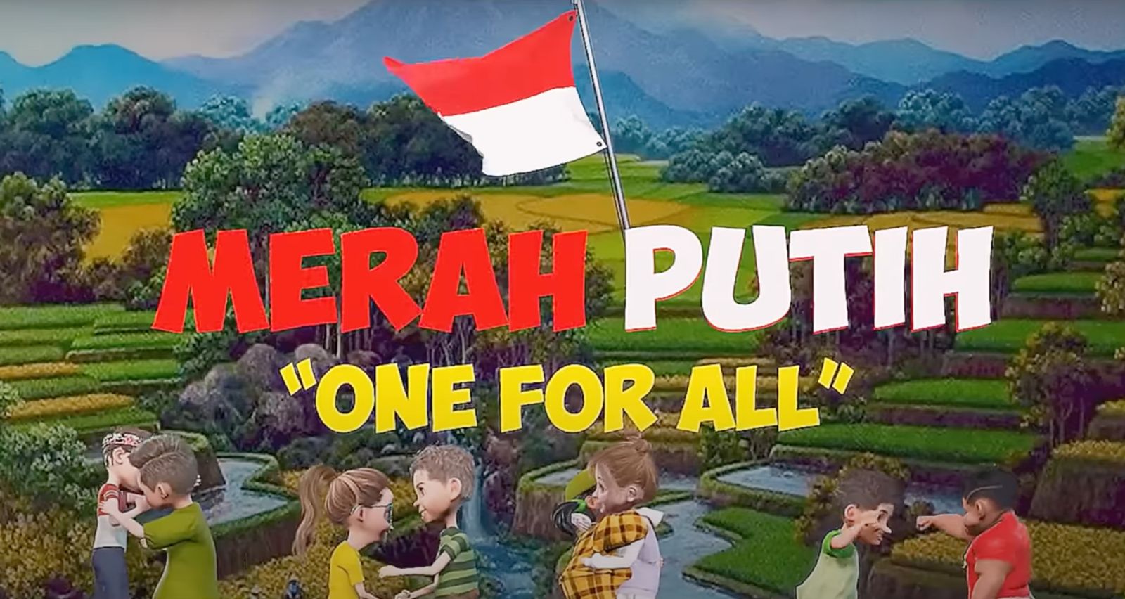 Tangkapan layar trailer Merah Putih One For All.