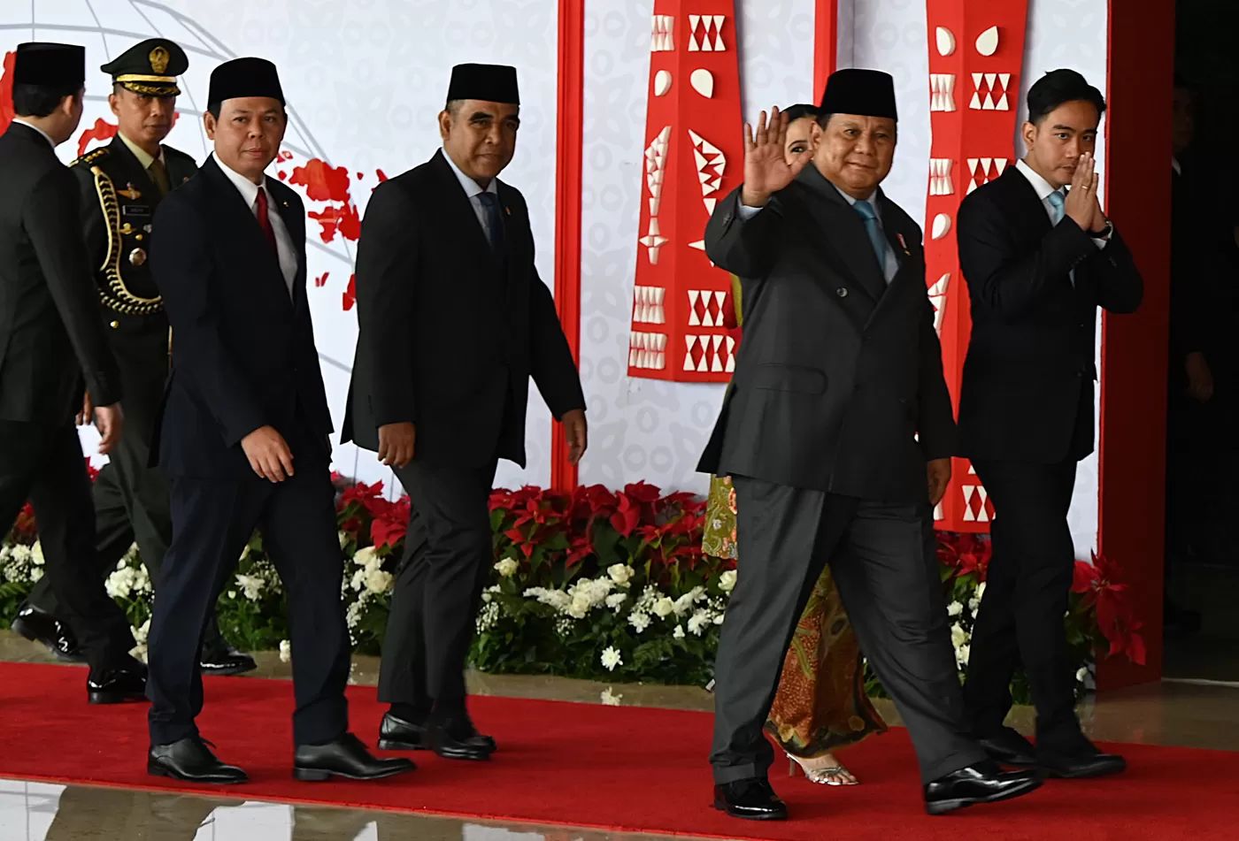 Presiden Republik Indonesia, Prabowo Subianto menghadiri sidang tahunan MPR RI (15/8).