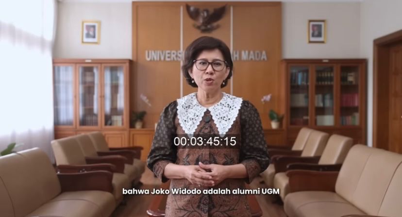 Rektor Universitas Gadjah Mada (UGM), Ova Emilia.