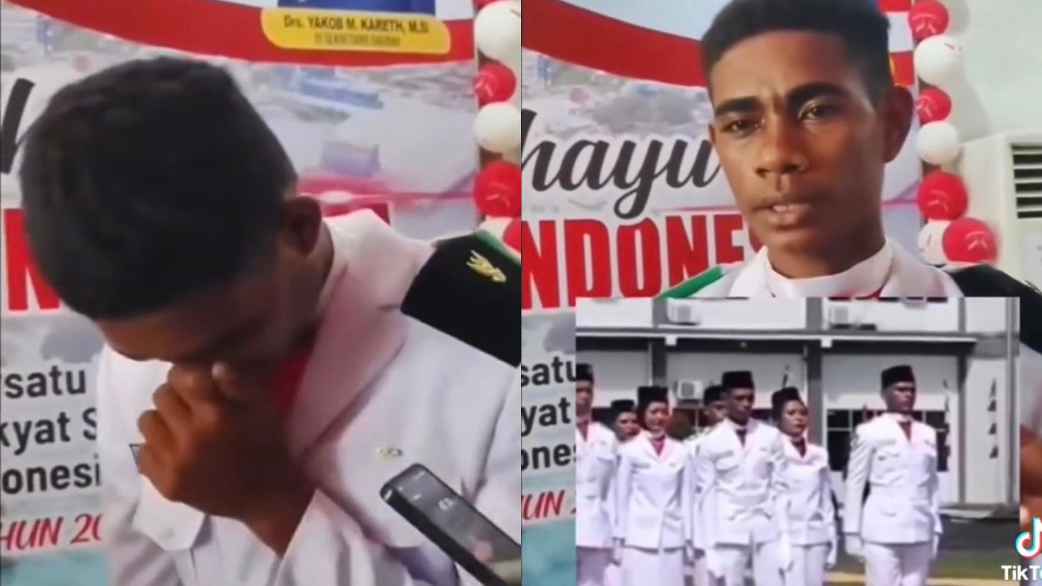 Ilustrasi Paskibraka yang Viral Berhasil Selesaikan Tugas di Tengah Kabar Duka Ayahnya Meninggal Dunia.