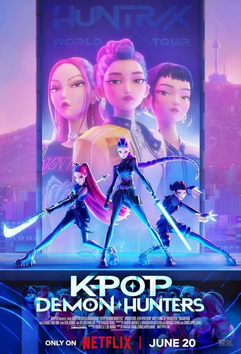 Poster Film KPop Demon Hunters.