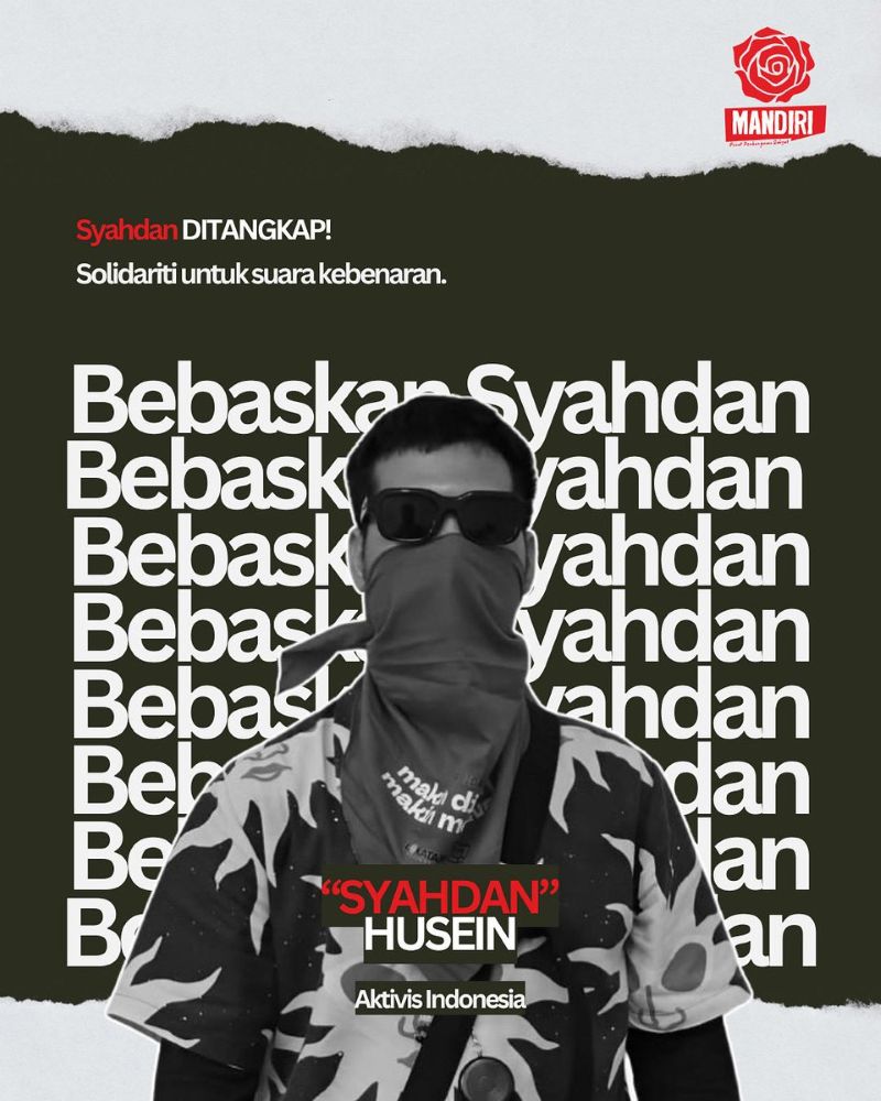 Aktivis sekaligus administrator akun Instagram @gejayanmemanggil Syahdan Husein ditangkap polisi di Bali.