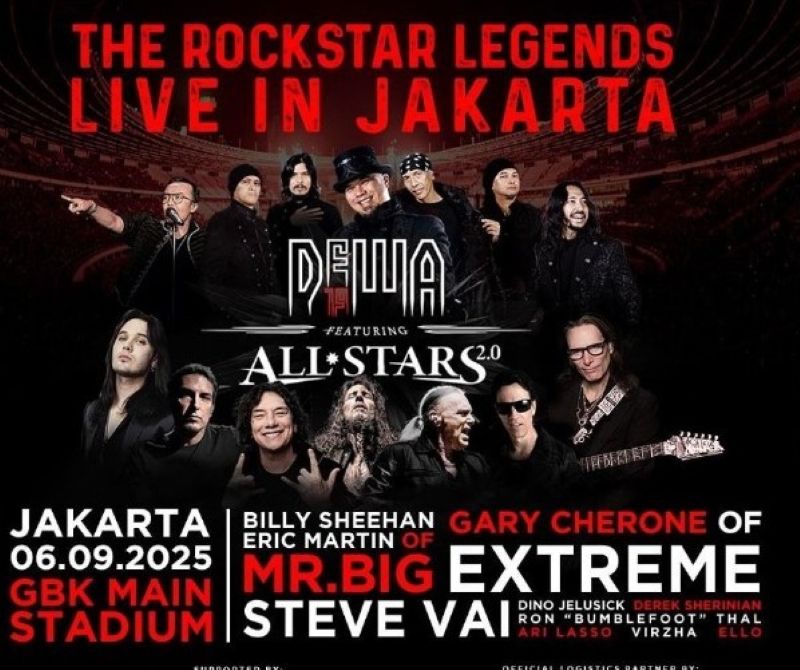 Konser Dewa 19 di GBK Jakarta.