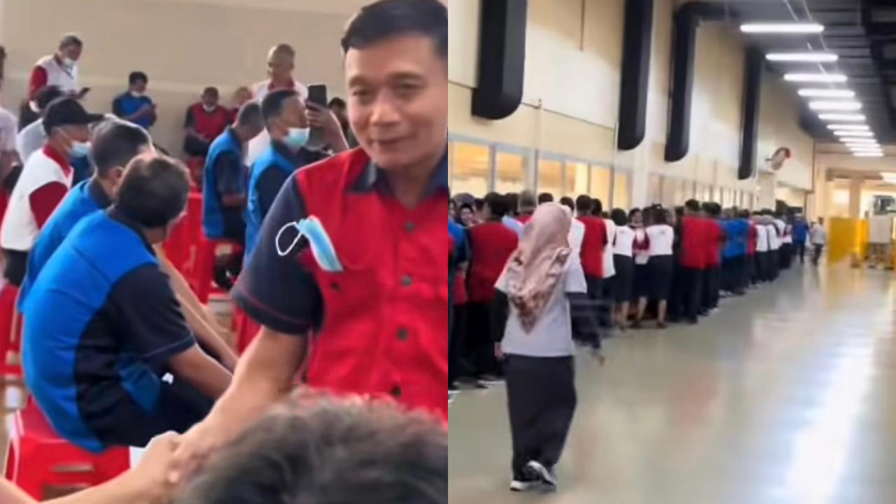 Ilustrasi karyawan PT Gudang Garam yang terdampak PHK massal.