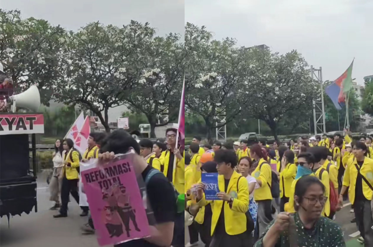 BEM UI Tagih janji tuntutan rayak kepada DPR/MPR.
