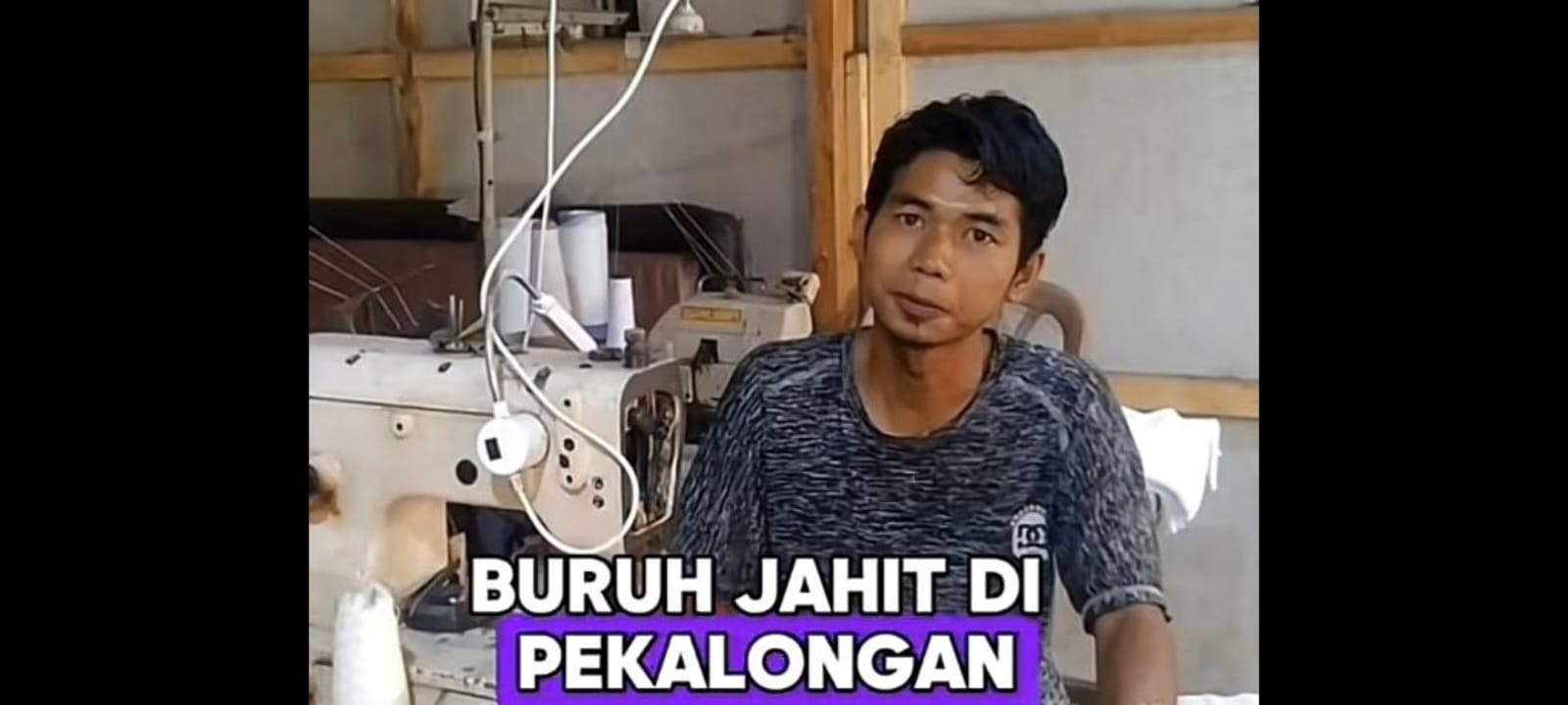 ilustrasi seorang buruh jahit yang ditagih pajak.