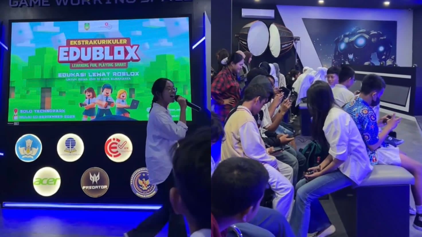 Ilustrasi Jadi Kota Pertama di Indonesia yang Terapkan Ekstrakurikuler Roblox.