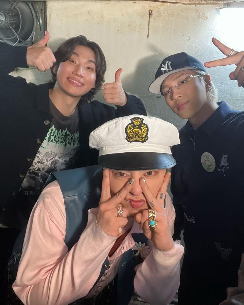 Daesung, G-Dragon, dan Taeyang BIGBANG.