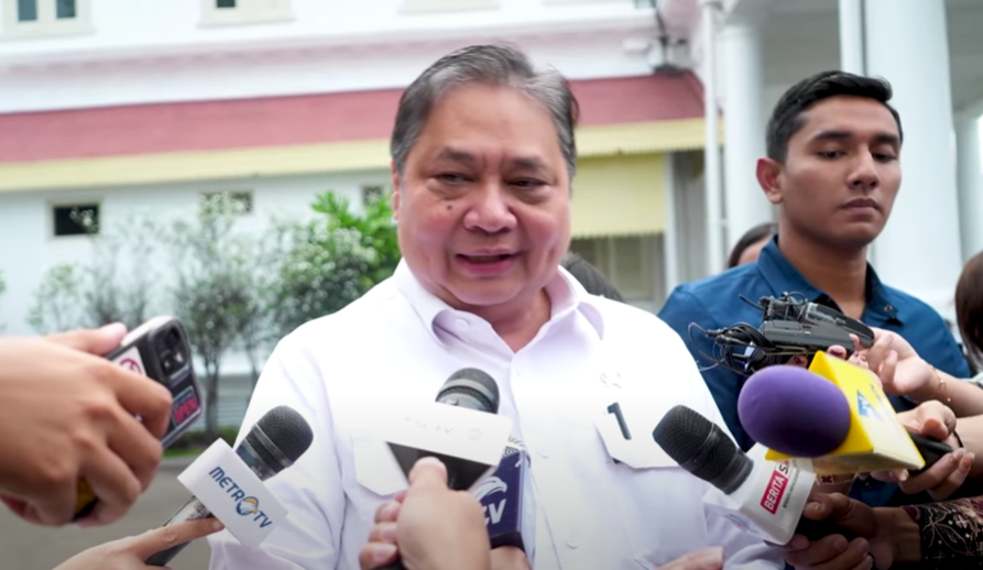 Menko Perekonomian Airlangga Hartarto.