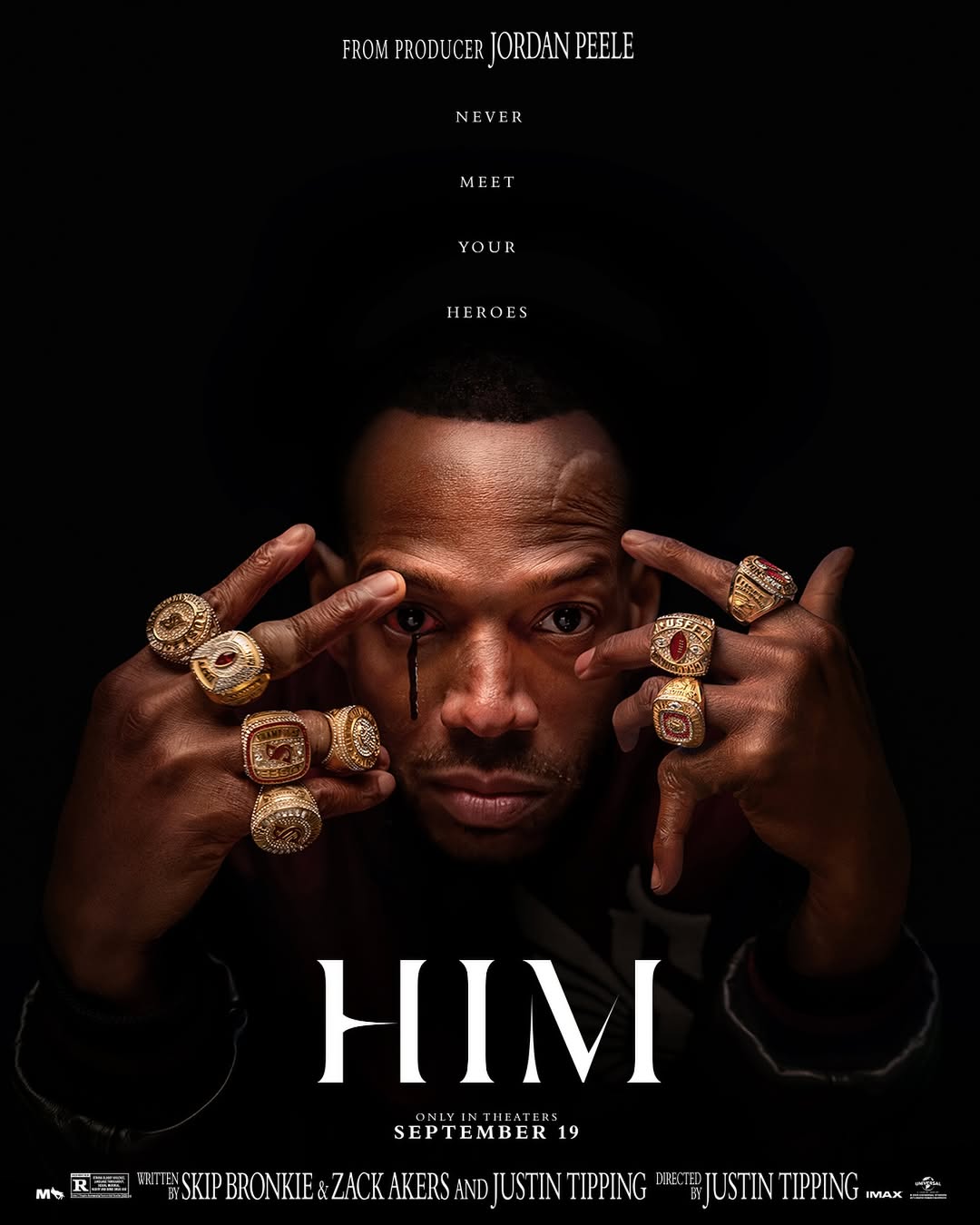 Caption gambar: Poster film Him (2025).