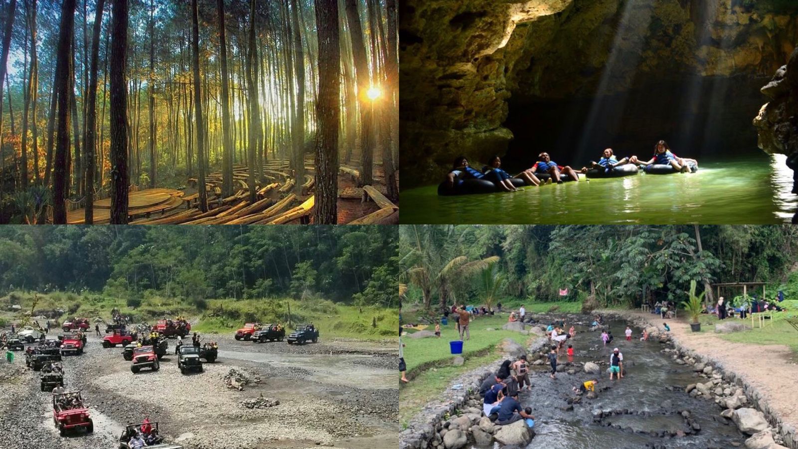 Empat rekomendasi wisata jogja yang cocok untuk familly gathering dan rekreasi.
