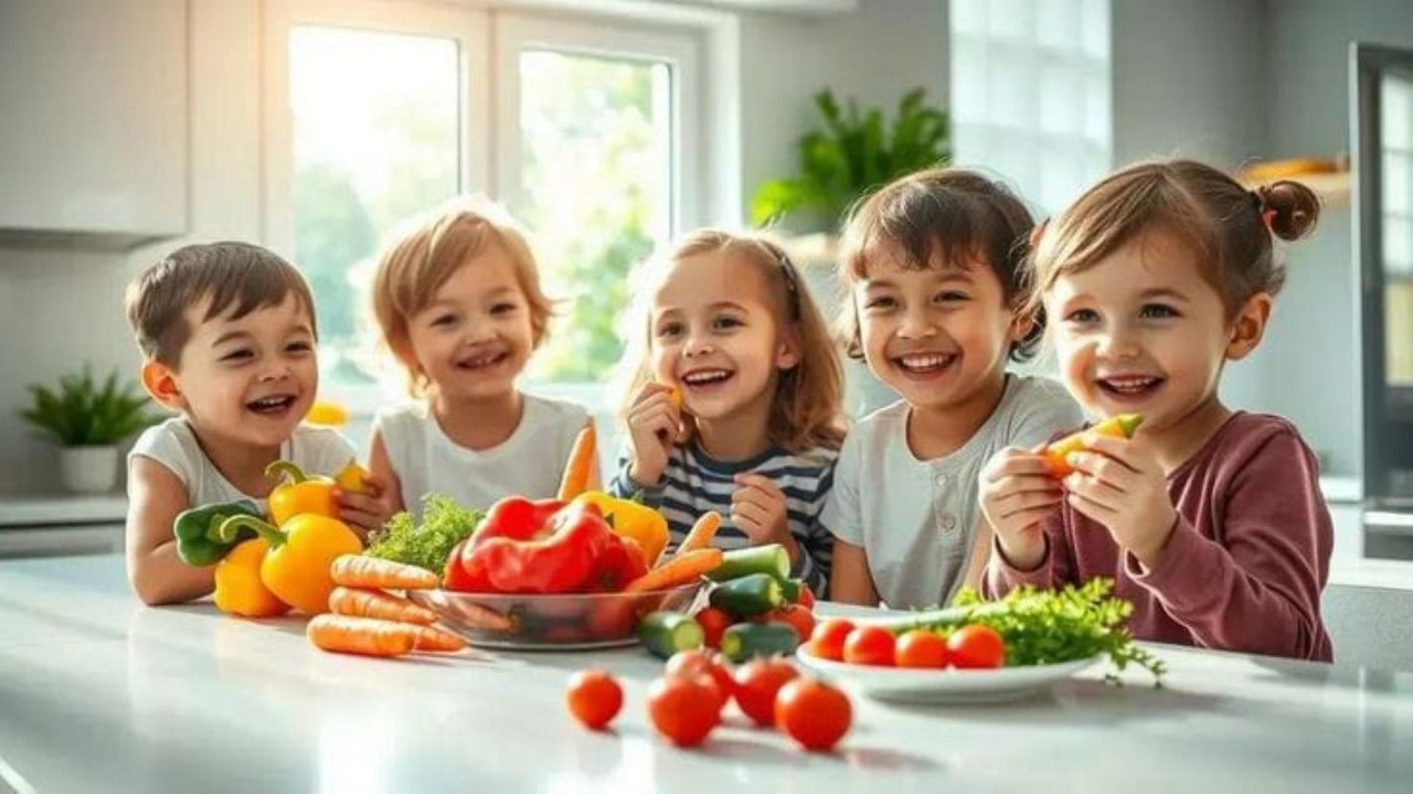 Anak Tumbuh Sehat Suka Sayur.