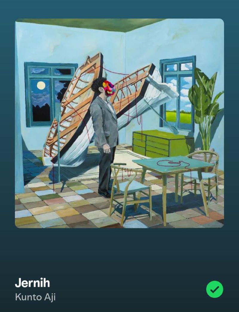 Lagu "Jernih" karya Kunto Aji.