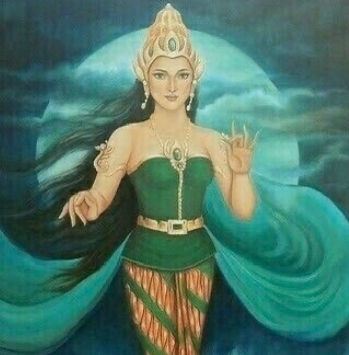 Ilustrasi Nyi Roro Kidul.