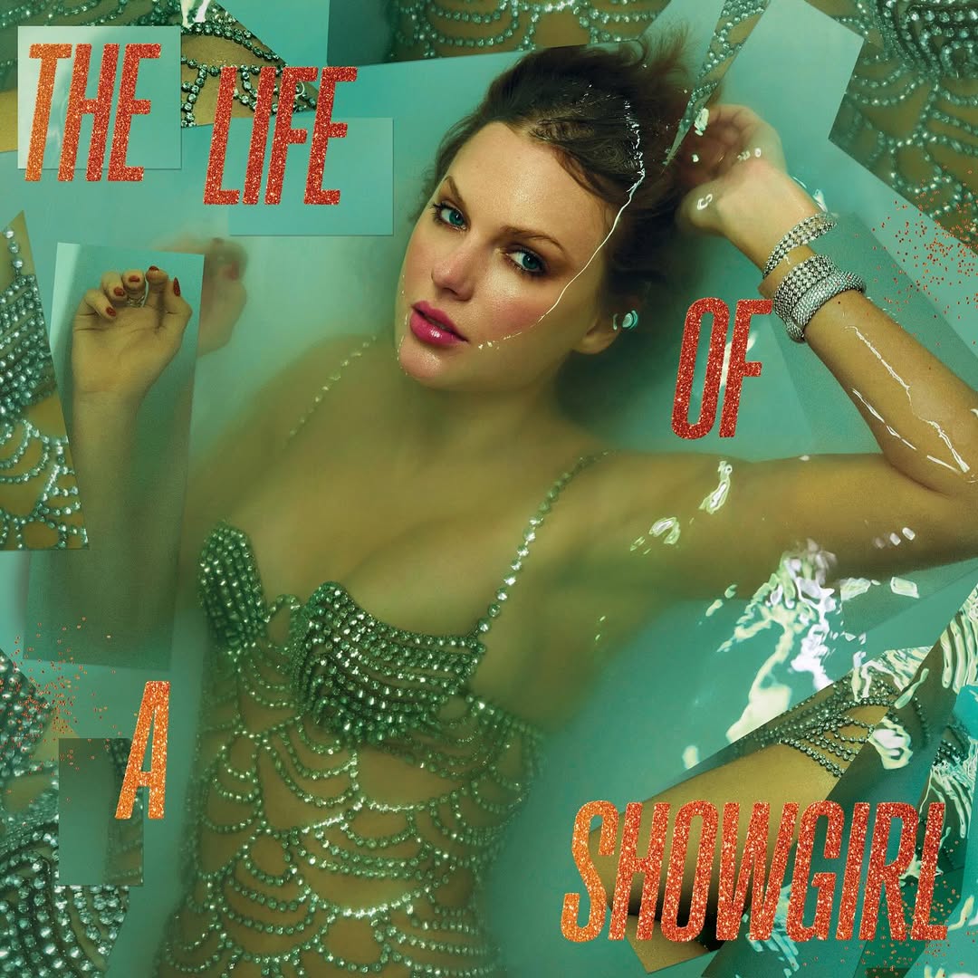 Sampul album &ldquo;The Life of a Showgirl&rdquo; milik Taylor Swift.