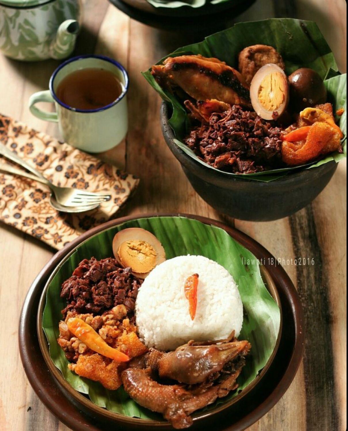 Sejarah gudeg,makanan ikonik kota jogja.