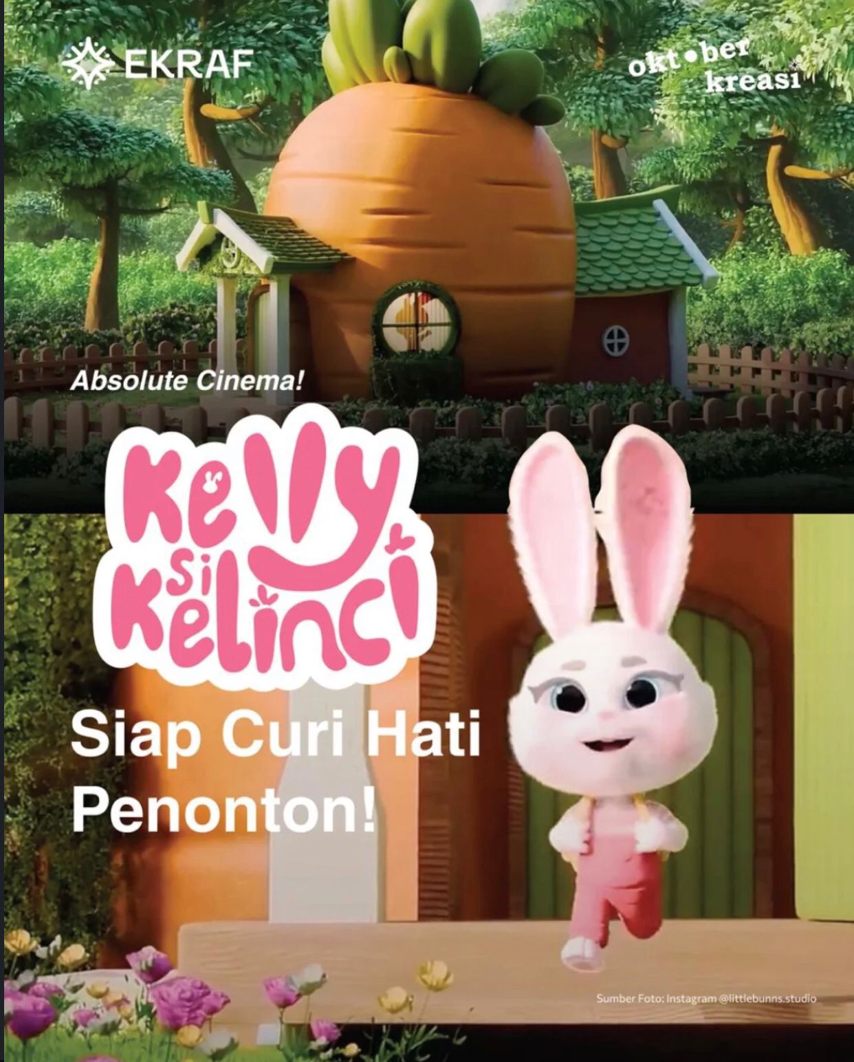 Kelly Si Kelinci animasi anak bangsa dari Yogyakarta.