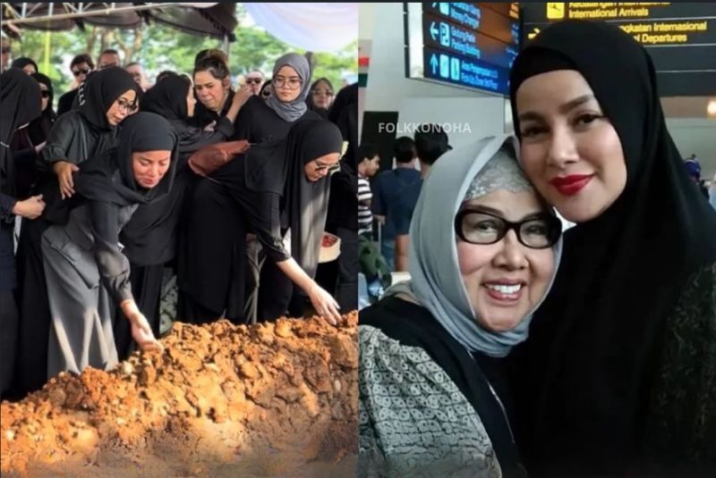 Olla Ramlan berduka atas kepergian sang ibunda, Tisah Djahri.