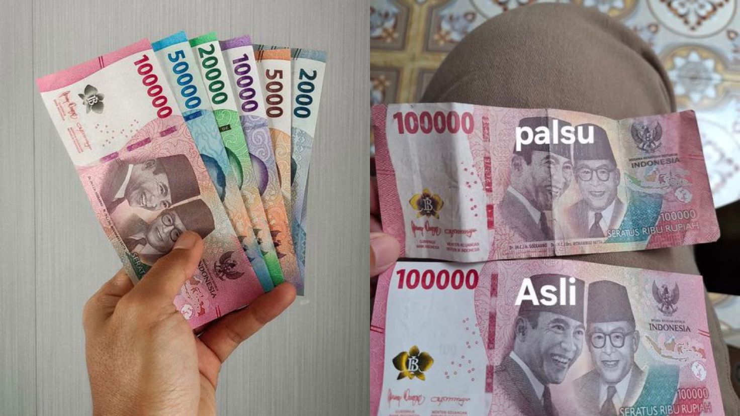 Ilustrasi Waspada Peredaran Uang Palsu, Begini Cara Mudah Membedakan Uang Asli dan Palsu. (pinterest)