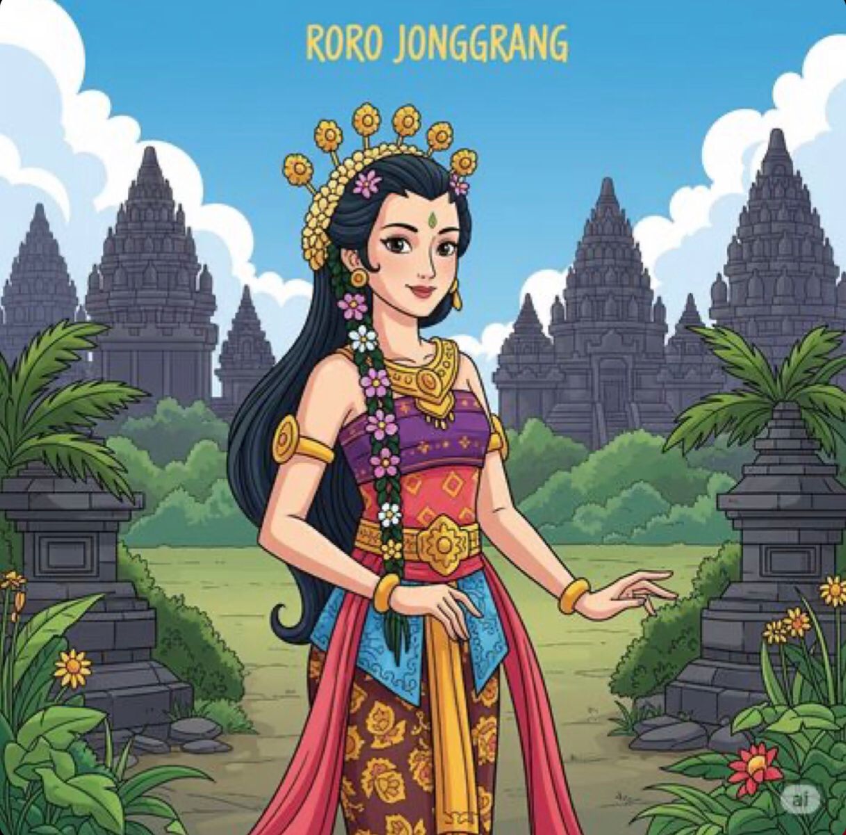 Roro Jonggrang, legenda dibalik Candi Prambanan (Pinterest)