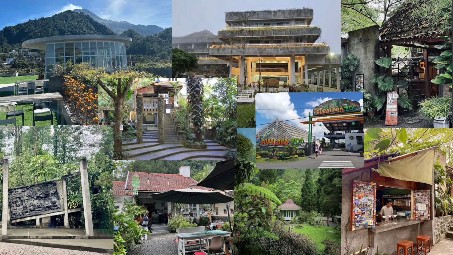Ilustrasi Lima Rekomendasi Tempat Paling Estetik di Kaliurang Yogyakarta. (Google Maps)