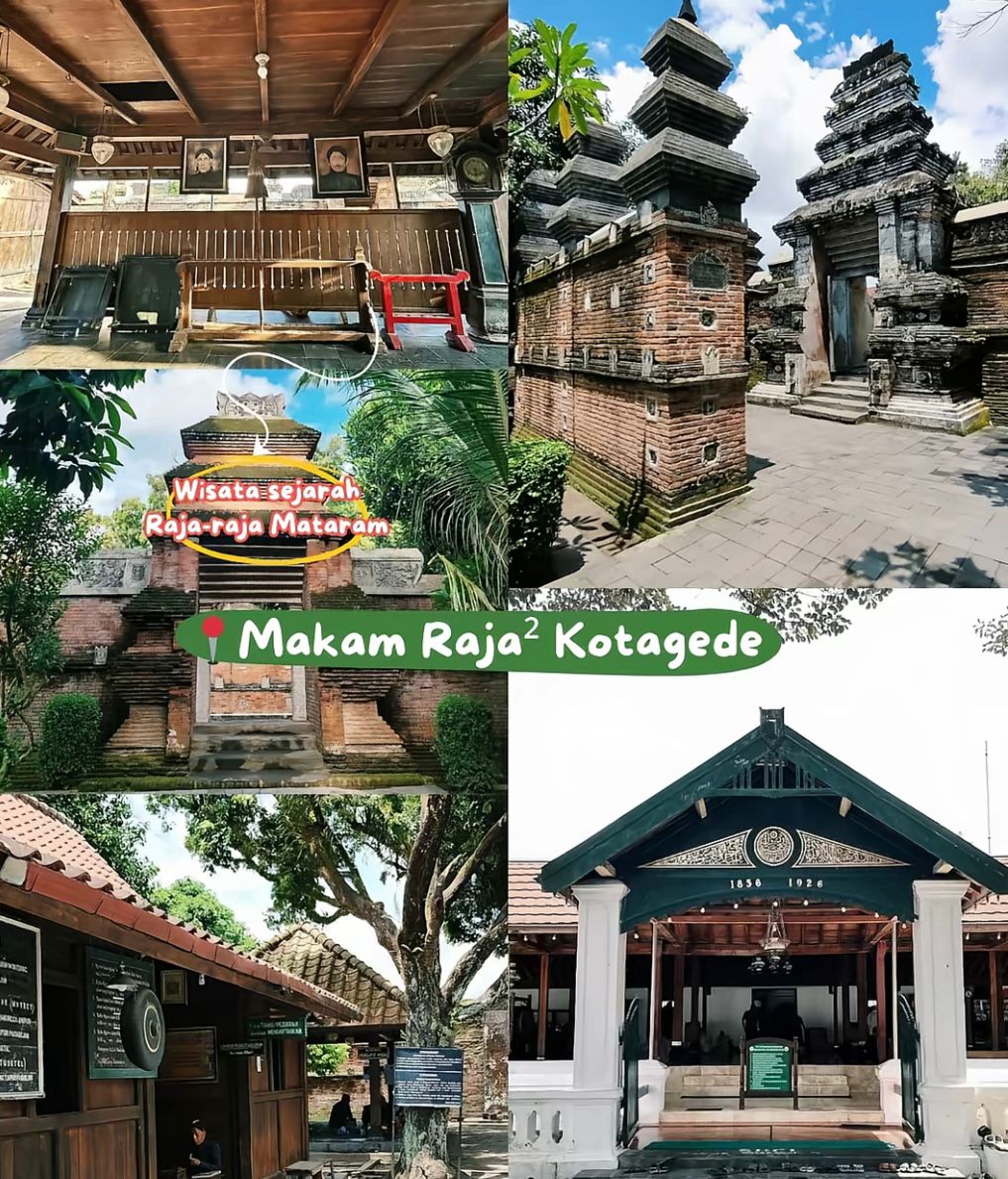 Ilustrasi tempat wisata sejarah Raja-raja Mataram (foto: tiktok, WithOchaa)