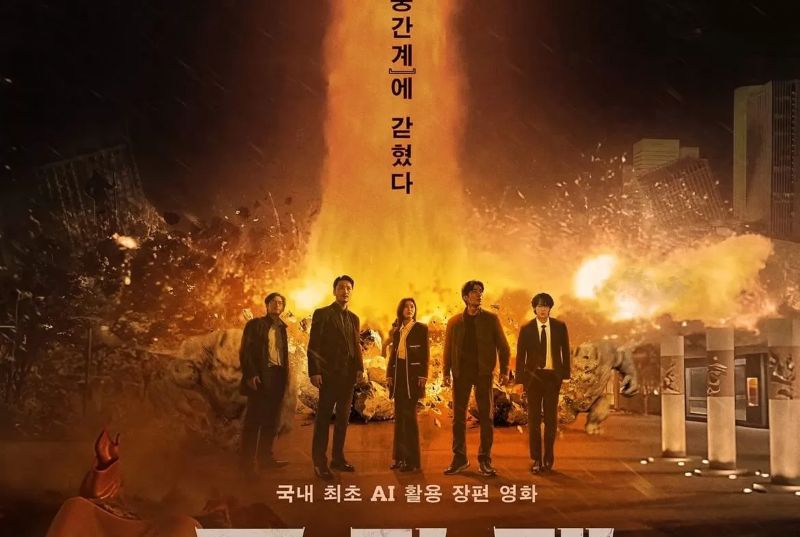 Film Middle Earth atau Run to the West yang merupakan film pertama di Korea yang dibantu menggunakan AI.