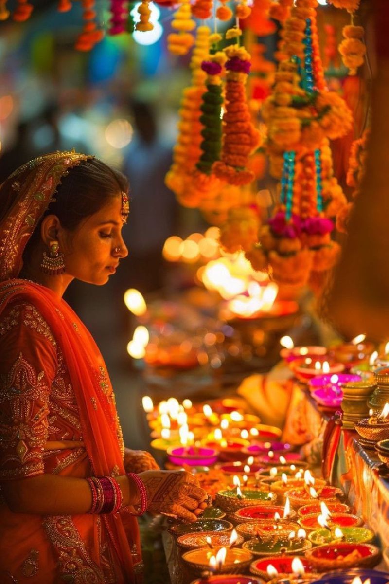 Perayaan Diwali (Sumber: Pinterest)