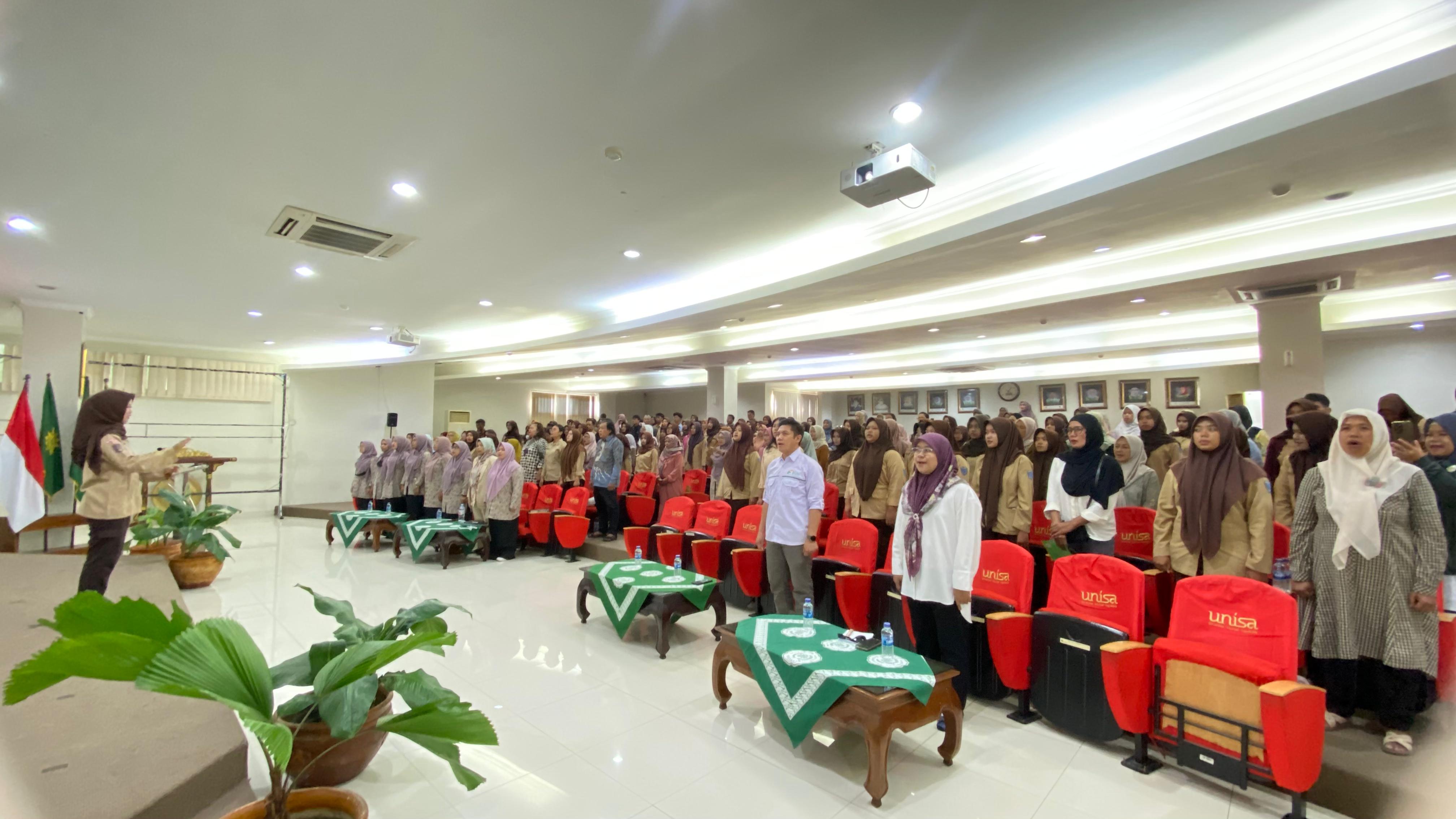 SMK Kesehatan Binatama Yogyakarta menggelar Achievement Motivation Training (AMT) dan Doa Bersama, di Kampus Unisa, Jumat, 24 Oktober 2025.