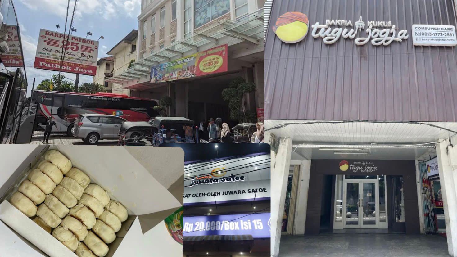 Ilustrasi Tiga Tempat Beli Bakpia Paling Legendaris di Jogja. (Google Maps)