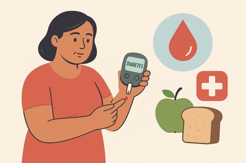 Ilustrasi penderita diabetes.