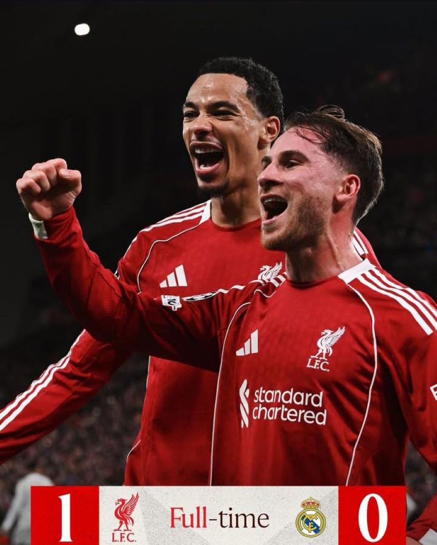 Liverpool kalahkan Real Madrid 1-0 di Anfield (Sumber: Instagram @liverpoolfc)