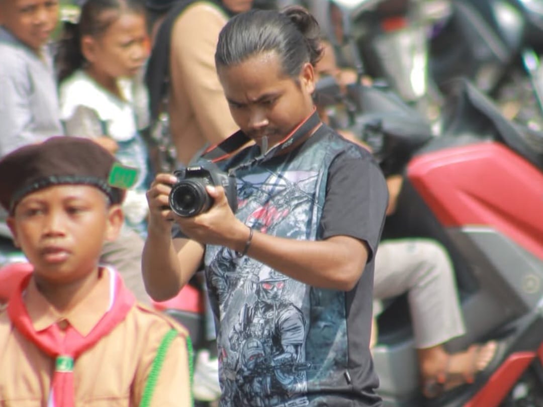 Ilustrasi fotografer Jalanan.