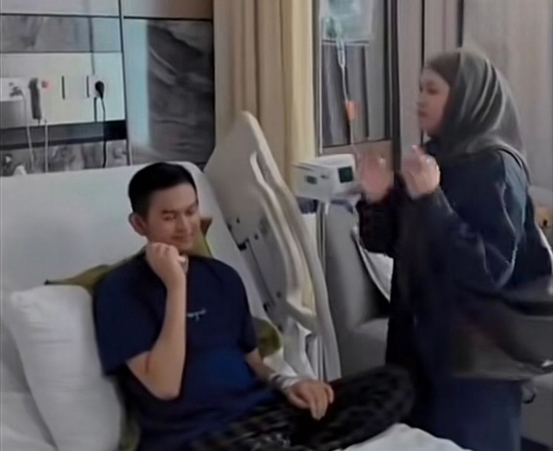 Ilustrasi Alwi Fahri yang sedang dirawat, unggahan beredar di media sosial (foto: tiktok, cihcihuy-)