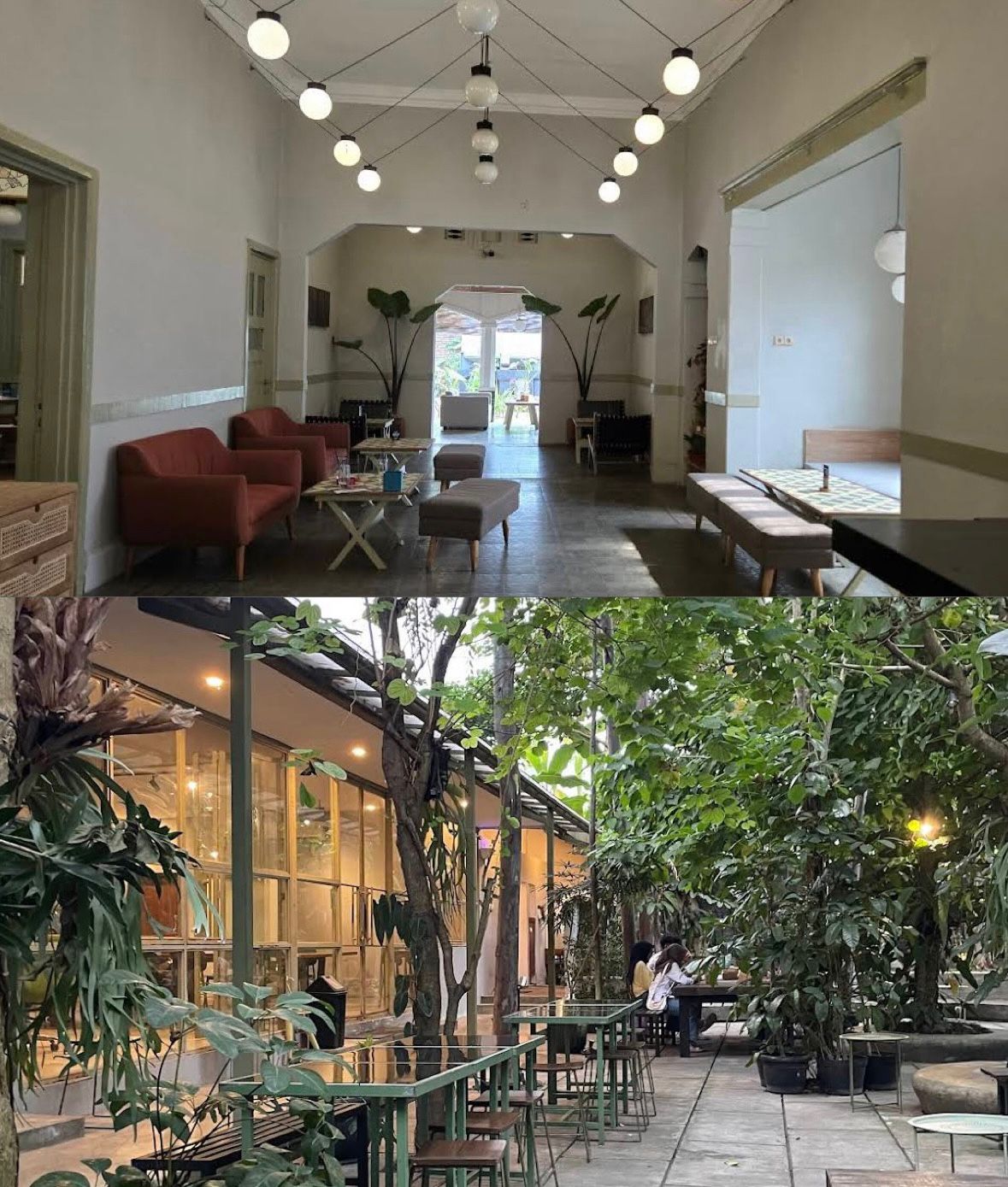 Ilustrasi beberapa cafe yang masuk dalam rekomendasi  (foto: google maps)