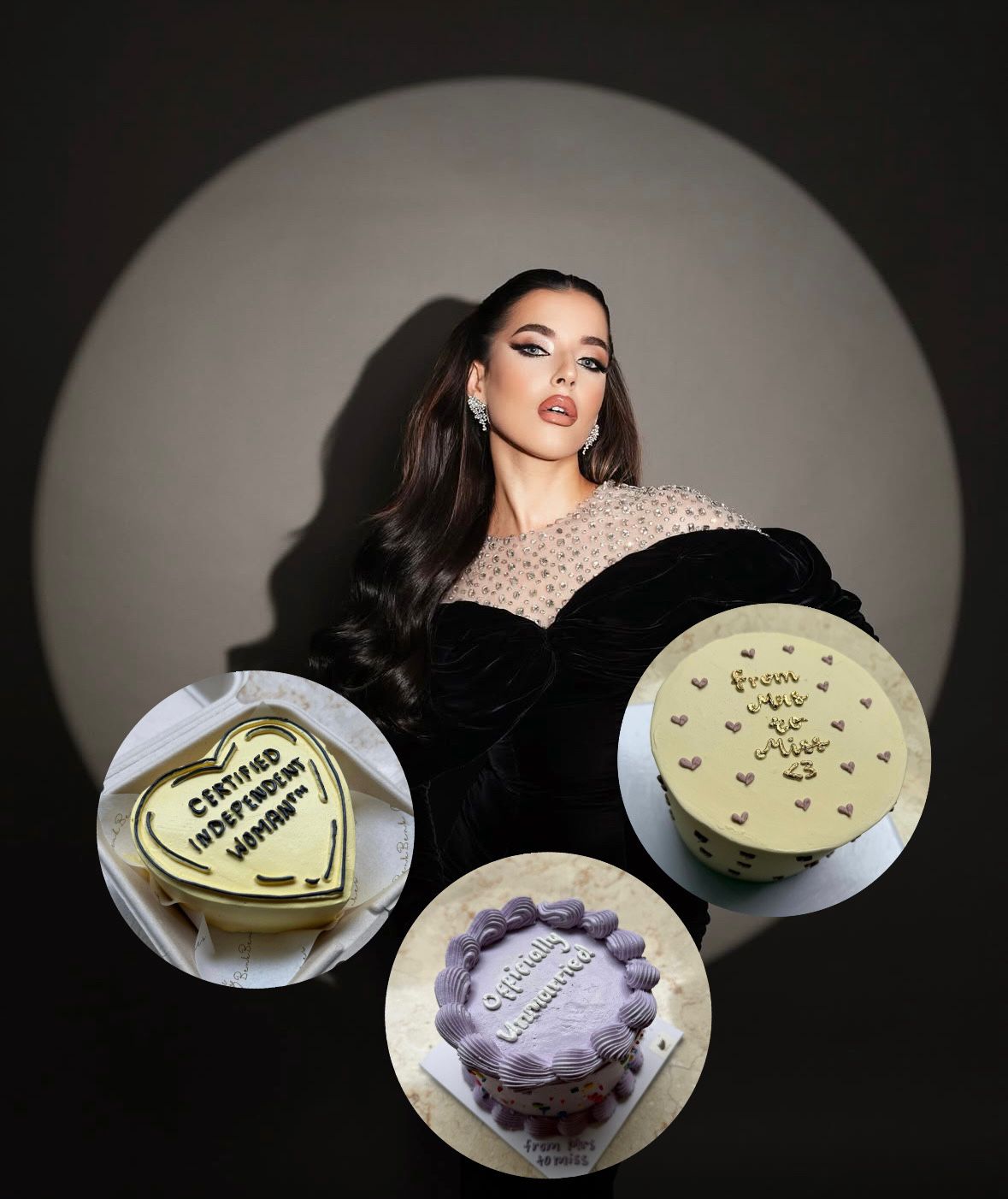 Ilustrasi tiga kue simbolik setelah Tasya Farasya resmi bercerai (foto: instagram, tasyafarasya)