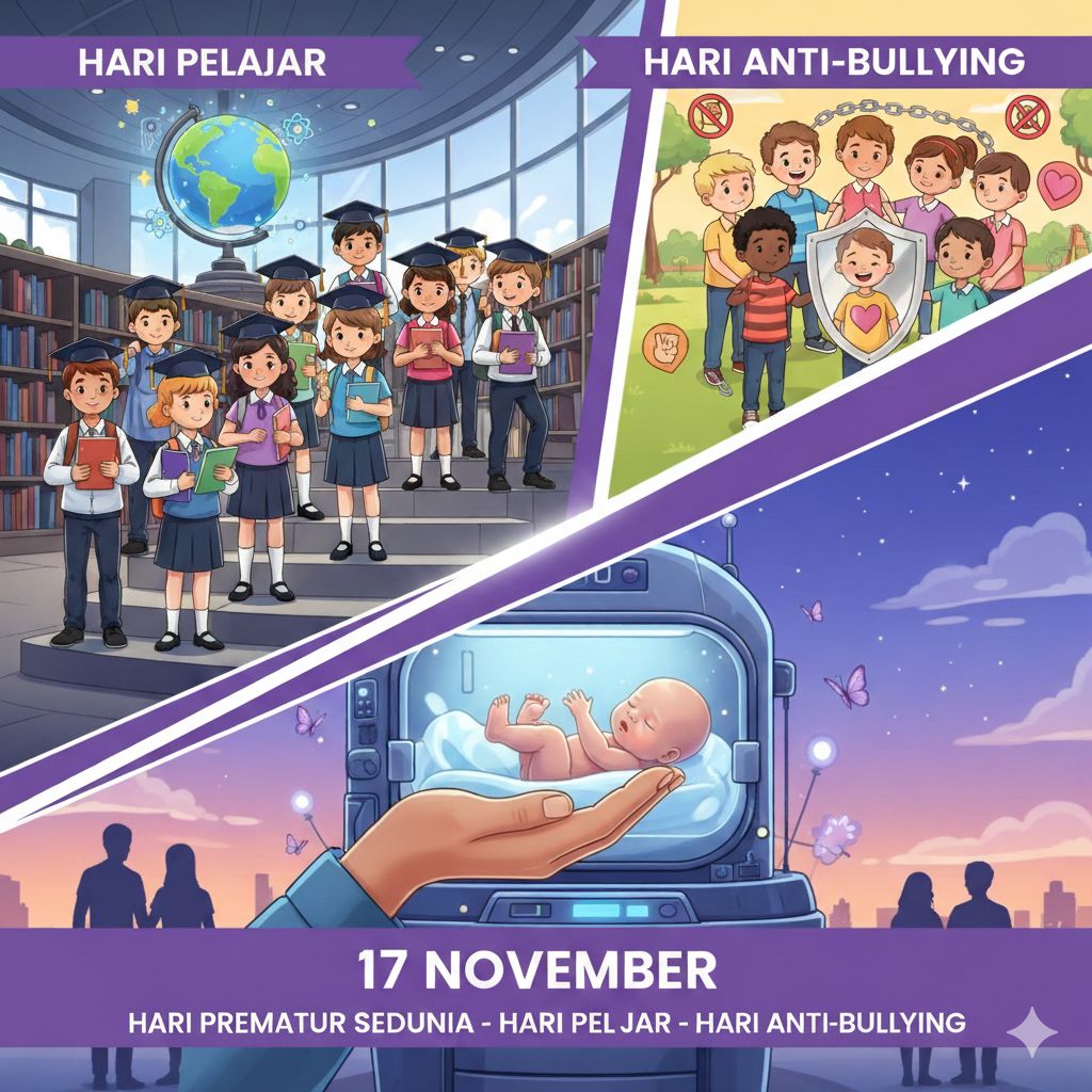Ilustrasi poster untuk memperingati 17 november  (foto: AI)