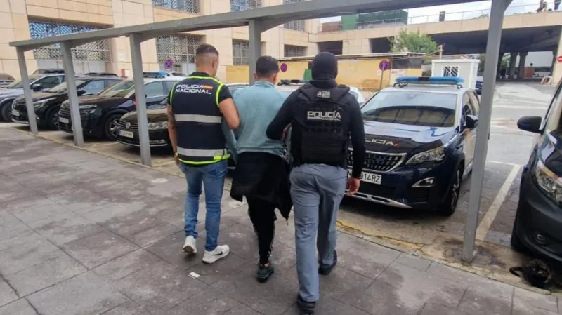 Potret penangkapan Chavarria di Spanyol (Sumber: BBC)