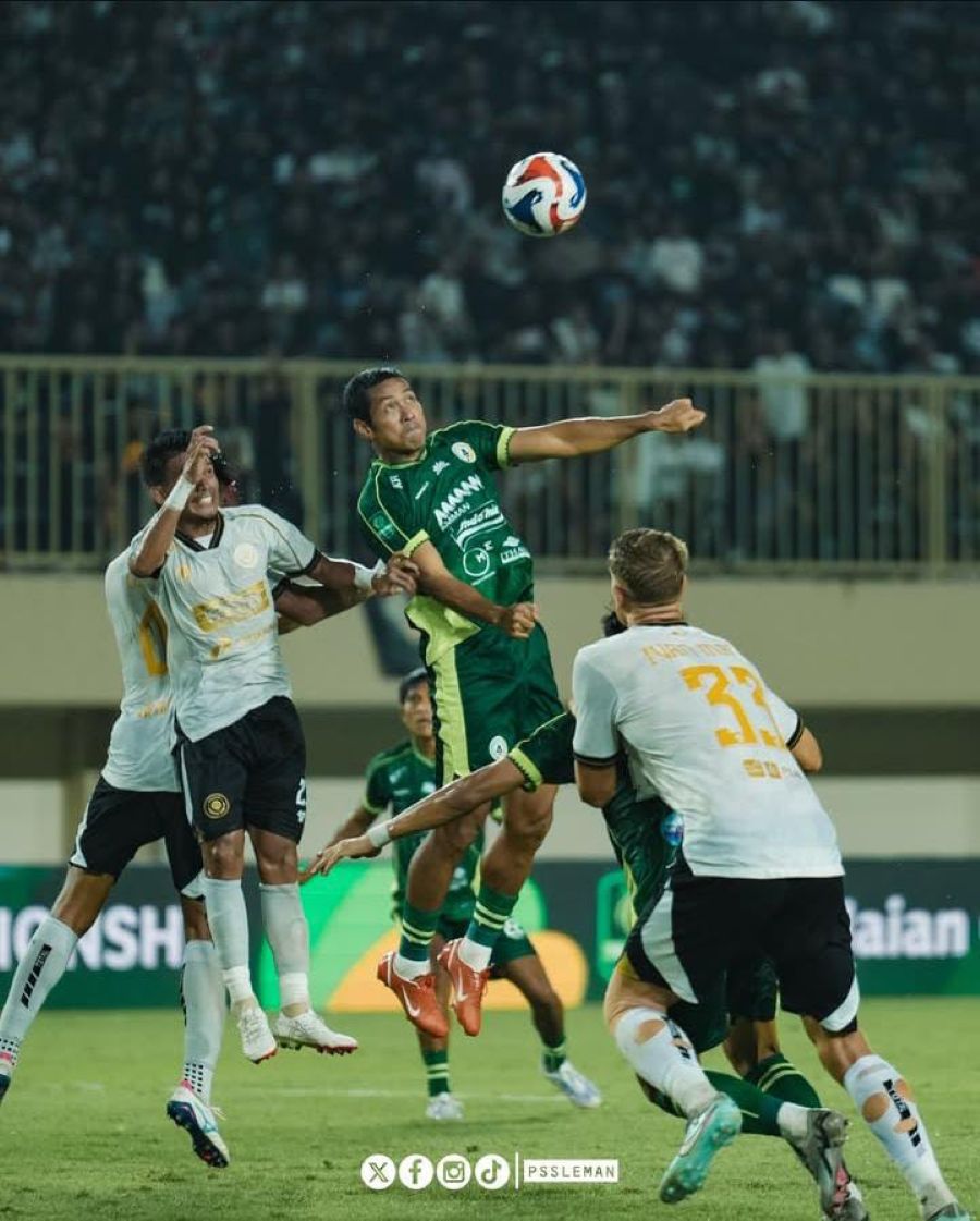Laga PSS Sleman vs Persiku Kudus di Stadion Maguwoharjo Sleman, pada Senin (17/11) (Sumber: Instagram @pssleman)