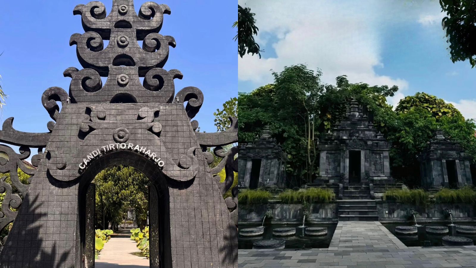 Ilustrasi Candi Tirto Raharjo (foto: tiktok,ifani)