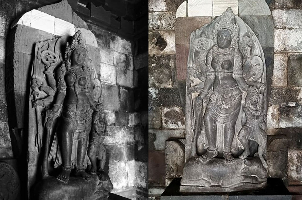 Arca perwujudan Putri Roro Jongrang di Candi Siwa Prambanan.