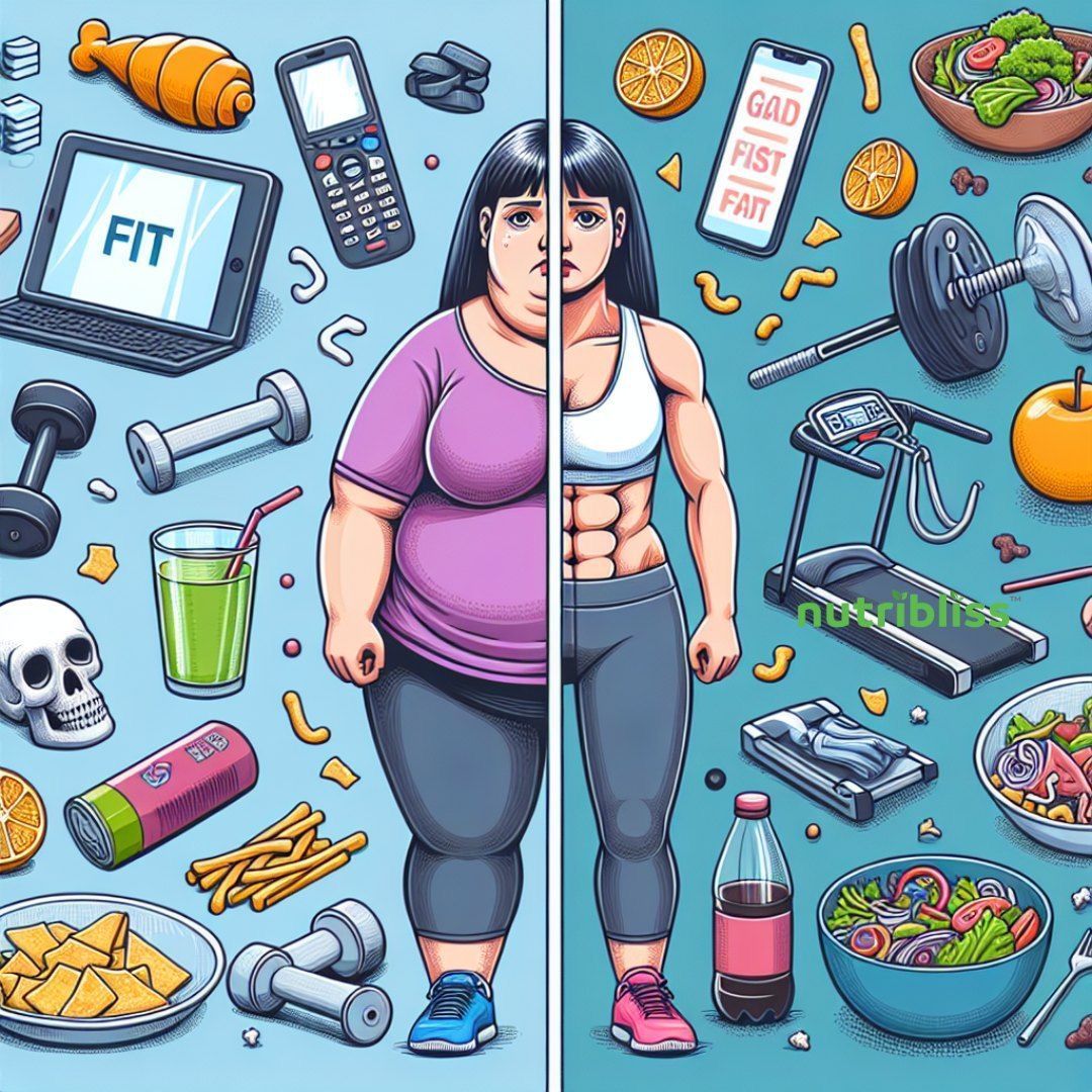 Ilustrasi perubahan tubuh menjadi lebih sehat  (foto: pinterest)