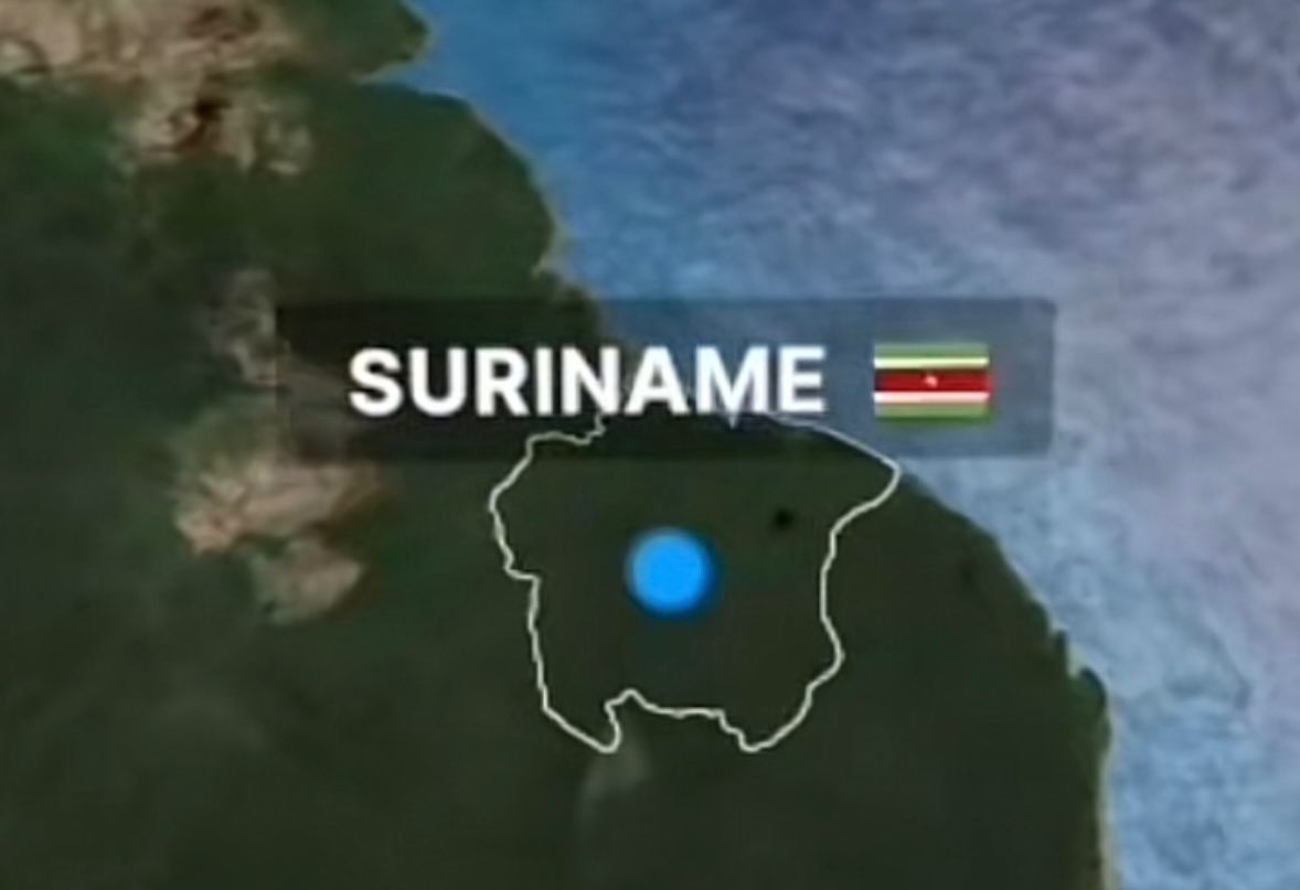 Ilustrasi Keberadaan Negara Suriname (foto: tiktok, Kata Fakta)