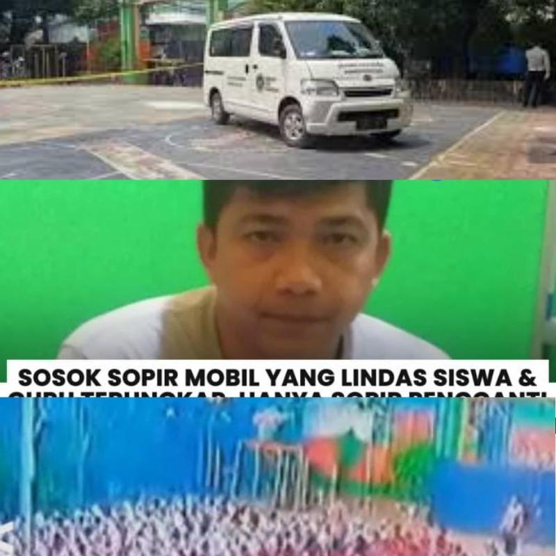 Sosok sopir mobil MBG tabrak siswa di Jakarta.
