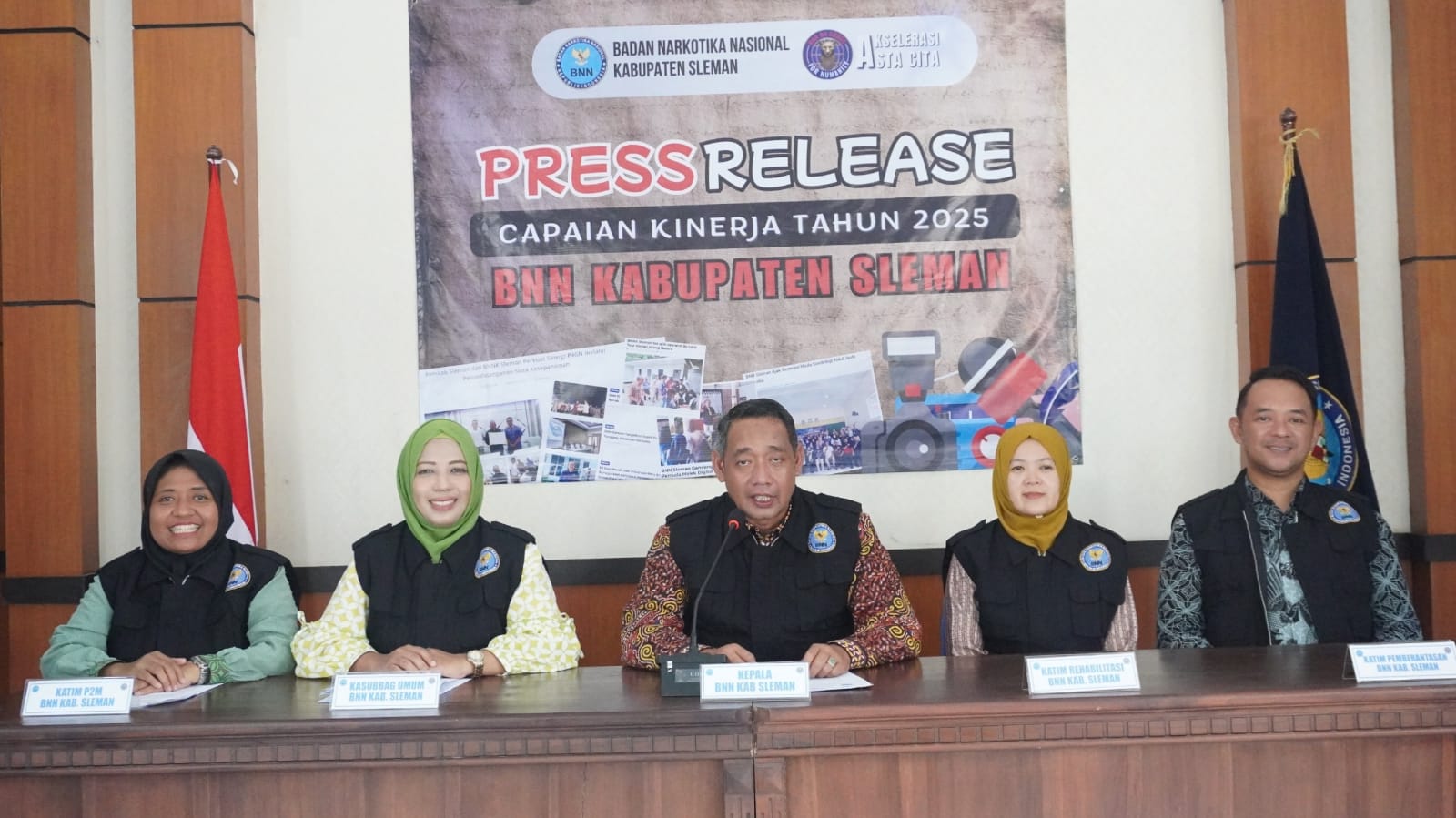 Badan Narkotika Nasional Kabupaten (BNNK) Sleman mencatat berbagai capaian positif sepanjang 2025.